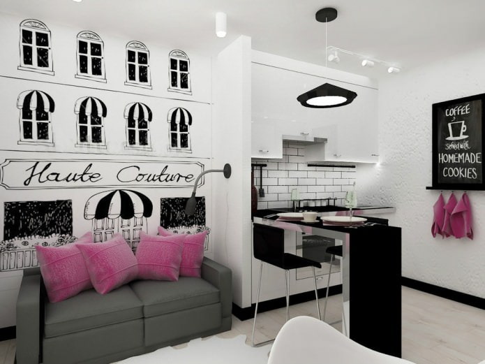 conception de cuisine de style café