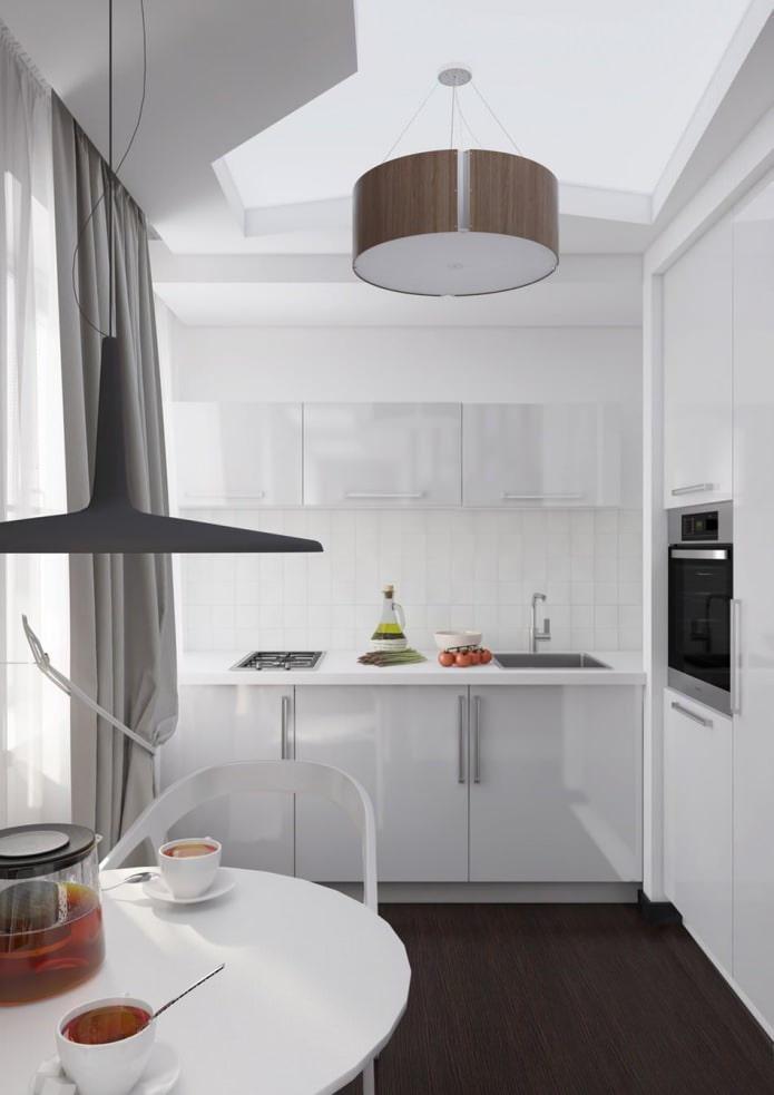 cuisine à l'intérieur d'un appartement de 54 m². m.