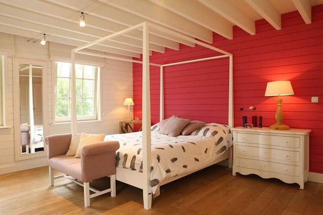 Photo de la chambre rouge