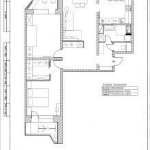 Modernong proyekto ng disenyo para sa isang apartment na 90 sq. m-1