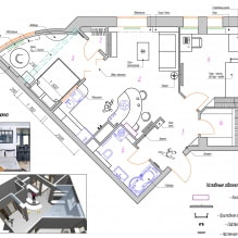 Projet d'aménagement intérieur d'un appartement avec une disposition non standard-1