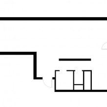 Disenyo ng proyekto para sa isang tatlong silid na apartment na 66 sq. m-1