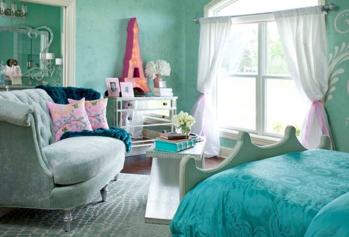 Couleur Tiffany à l'intérieur : une teinte turquoise stylée dans votre intérieur