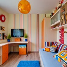 Intérieur d'une petite pépinière : choix de la couleur, du style, de la décoration et du mobilier (70 photos) -17