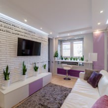 Décoration murale dans le salon : choix de couleurs, finitions, mur d'accent à l'intérieur-1