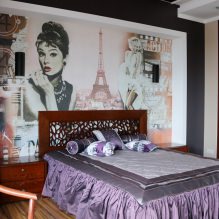 Conception murale dans la chambre: choix de couleurs, options de finition, 130 photos à l'intérieur-21