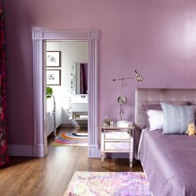 Intérieur dans les tons violets : combinaisons, aperçu des pièces, 70 photos-7