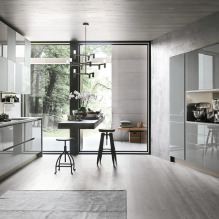 Set de cuisine gris : design, choix de la forme, de la matière, du style (65 photos) -24