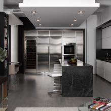 Set de cuisine gris : design, choix de la forme, de la matière, du style (65 photos) -4