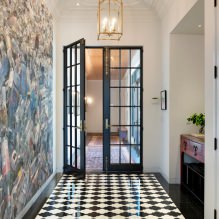 Portes sombres à l'intérieur: combinaison avec la couleur du sol, des murs, des meubles (60 photos) -7