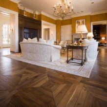 Parquet à l'intérieur: types, choix de couleurs, méthodes de pose, 70 photos-6