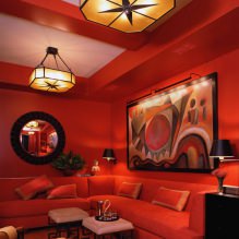 Couleur rouge à l'intérieur: valeur, combinaison, styles, décoration, meubles (80 photos) -9