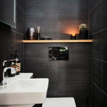 Intérieur de petite toilette: caractéristiques, design, couleur, style, plus de 100 photos-16