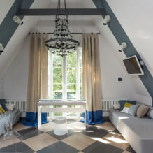 Aménagement d'une chambre d'enfant à l'étage mansardé : choix du style, de la décoration, du mobilier et des rideaux-12