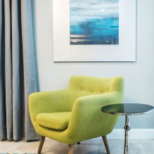 Couleur vert clair à l'intérieur: combinaisons, choix de style, décoration et mobilier (65 photos) -0