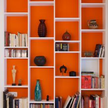 Couleur orange à l'intérieur: signification, caractéristiques de conception, styles, 60 photos-8