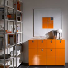 Couleur orange à l'intérieur: signification, caractéristiques de conception, styles, 60 photos-5