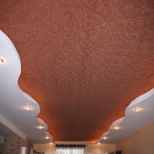 Plafond tendu texturé : imitation bois, plâtre, brocart, miroir, béton, cuir, soie, etc.-5