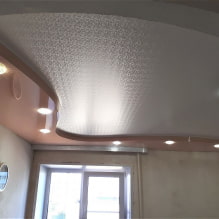 Plafond tendu texturé : imitation bois, plâtre, brocart, miroir, béton, cuir, soie, etc.-10