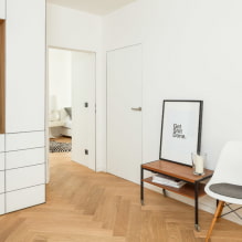 Portes de style scandinave: types, couleur, design et décoration, choix d'accessoires-11