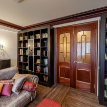 Portes pour stratifié: règles de combinaison des couleurs, photo à l'intérieur de l'appartement-1