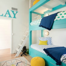 Lits superposés pour enfants: photos à l'intérieur, types, matériaux, formes, couleurs, design-0