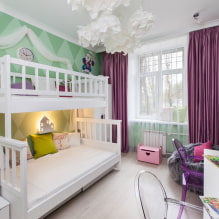 Lits superposés pour enfants: photos à l'intérieur, types, matériaux, formes, couleurs, design-4