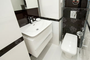 Carrelage WC : design, photos, conseils de choix, types, couleurs, formes, exemples d'agencement