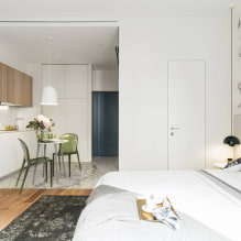 Design stúdió apartman 29 négyzetméter. m. - belső kép, elrendezési ötletek-3