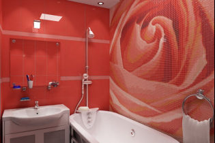 Salle de bain rouge: design, combinaisons, nuances, plomberie, exemples de finition de toilettes