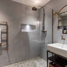 Salle de bain style loft : choix de finitions, couleurs, mobilier, plomberie et déco-3