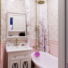 Salle de bain dans un style classique : un choix de finitions, mobilier, plomberie, déco, éclairage-0