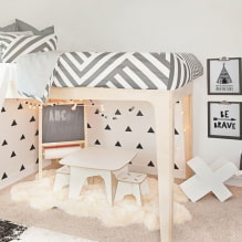 Chambre d'enfant en blanc : combinaisons, choix de style, décoration, mobilier et déco-2