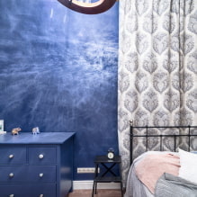 Chambre bleue : nuances, combinaisons, choix de finitions, mobilier, textiles et éclairage-0