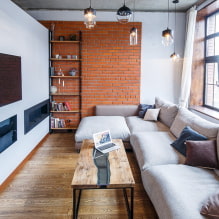 Comment décorer un intérieur de salon de style loft ? -6