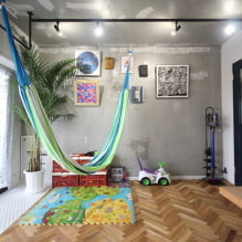 Pépinière de style loft: caractéristiques de conception, photo à l'intérieur de la chambre-8