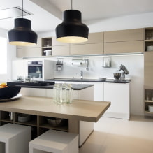 Cuisines modernes : caractéristiques de conception, finitions et mobilier-5