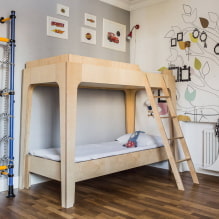 Chambre d'enfants pour deux enfants: exemples de réparation, zonage, photos à l'intérieur-0