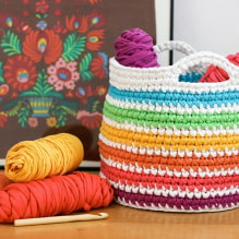 Comment faire un panier au crochet avec vos propres mains? -0