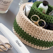 Comment faire un panier au crochet avec vos propres mains? -4