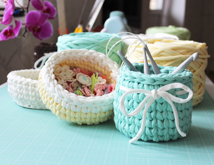 Comment faire un panier au crochet avec vos propres mains?