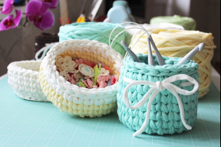 Comment faire un panier au crochet avec vos propres mains?