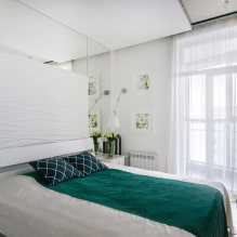 Chambre dans des tons blancs: photo à l'intérieur, exemples de design-6