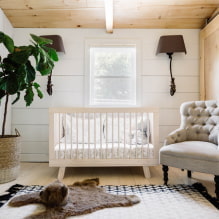 Chambre d'enfant pour un nouveau-né: idées de décoration d'intérieur, photo-6