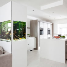 Aquarium à l'intérieur: photos, vues, exemples réels de design-5