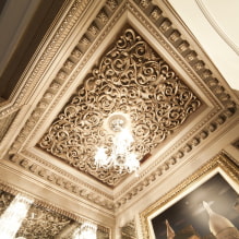 Le plafond d'origine à l'intérieur: idées de design, photos, styles, éclairage inhabituel-9