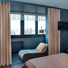 Conception de chambre moderne avec balcon-6