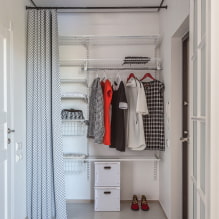 Dressing dans le couloir: vues, photos à l'intérieur, idées de design-3