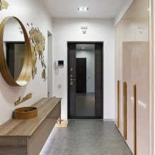 Couloir dans un style moderne: exemples élégants à l'intérieur-8