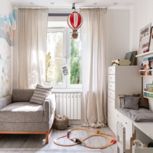 Caractéristiques de la conception d'une chambre d'enfants 12 m²-5